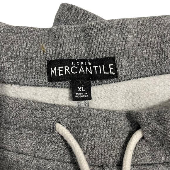 J Crew Mecantile Jogger Mens XL Gray Sweatpants Fleece Tapered Athletic Pants - Picture 3 of 9